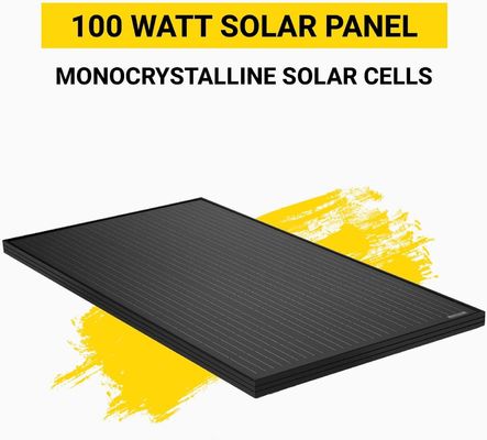 Monocrystalline 100W Balcony Solar Panels For Commercial Buildings