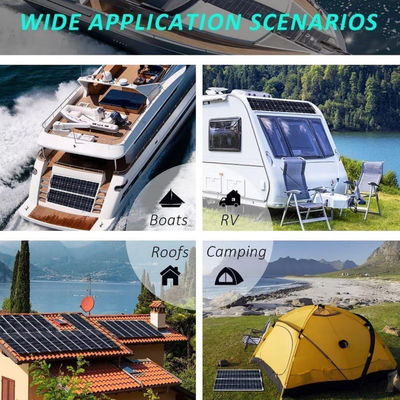 300W Monocrystalline Usb Solar Panel Kit For Motorhome 50A 12-24V