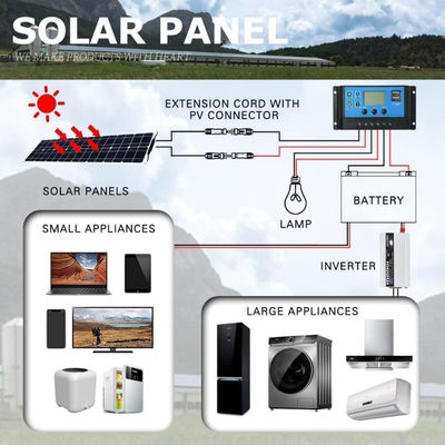 300W Monocrystalline Usb Solar Panel Kit For Motorhome 50A 12-24V