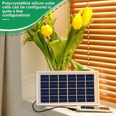 Polycrystalline Portable Flexible Solar Panel Cells System 120MA For Flashlight