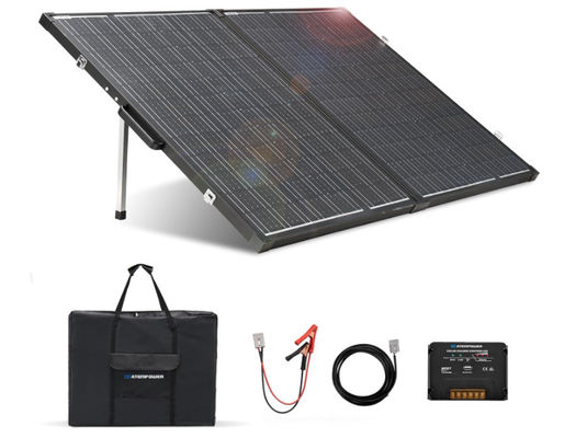 160W Foldable Solar Blanket BIPV Solar Panels Monocrystalline Lightweight