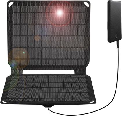 Portable Monocrystalline Solar Cell Emergency ETFE Solar Panel Chargers 10W 5V