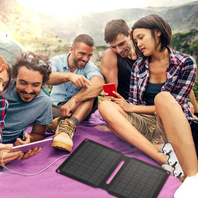 Portable Monocrystalline Solar Cell Emergency ETFE Solar Panel Chargers 10W 5V