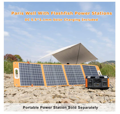 18V 100W Foldable Solar Blanket Panel Charger Customized with DC Output