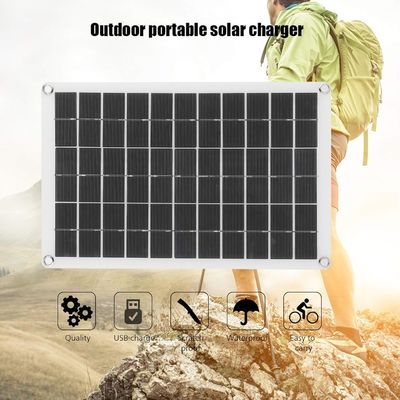 Lightweight Portable Solar Panel Monocrystalline Cell 100W 12/24V USB Output