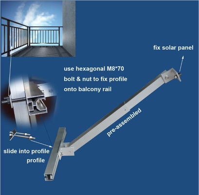 Adjustable Tilt Solar Panel Accessories Mounting Brackets Stainless Steel
