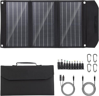 30W Foldable Portable Solar Panel Charger Kit For Outdoor Camping