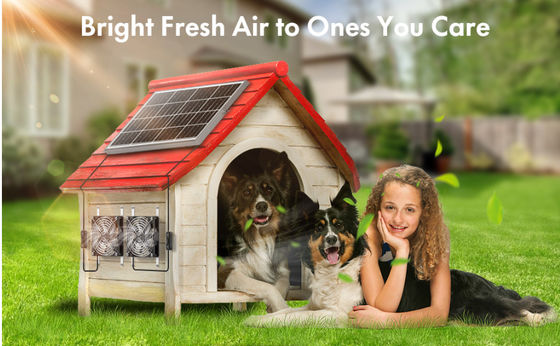 FTBM22 Solar Powered Fan, Solar Fan Kit with 22W Solar Panel IP67 Waterproof