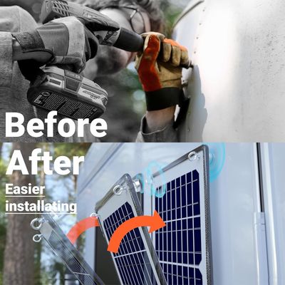 10W 12V Magnetic Solar Battery Charger Trickle Maintainer Waterproof For Boat