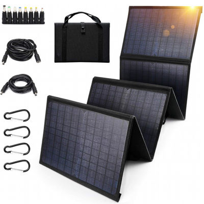 High Efficiency Foldable Solar Panel 60W with 5V USB for Camping,Cell Phone