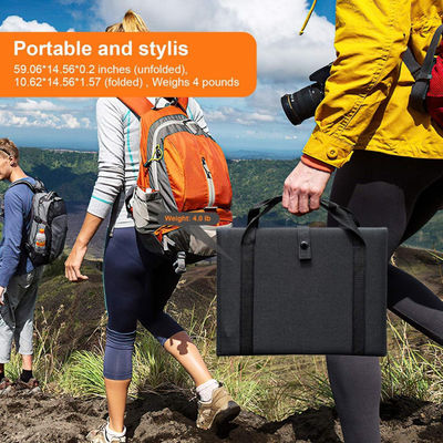 High Efficiency Foldable Solar Panel 60W with 5V USB for Camping,Cell Phone