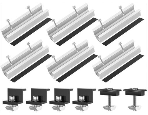 Lightweight Aluminum waterproof Mounting Solar Panel Accessories Z Brackets 12CM