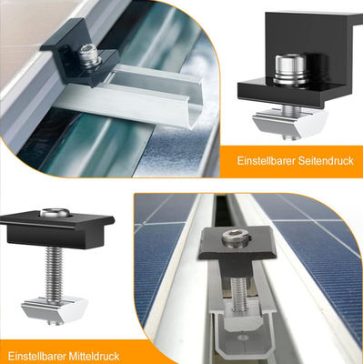 Lightweight Aluminum waterproof Mounting Solar Panel Accessories Z Brackets 12CM