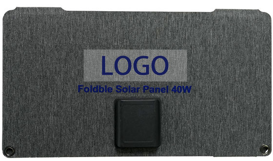 FT40W Foldable Solar Panel 40W Foldable Solar Panel  Waterproof IP65 with black