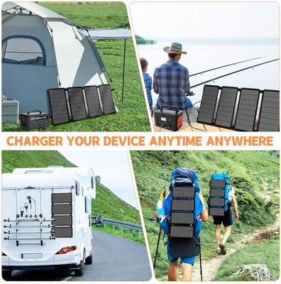 40W Foldable High Efficiency Solar Blanket IP68 Waterproof for Camping